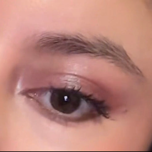 close up of eye with eyeshadow